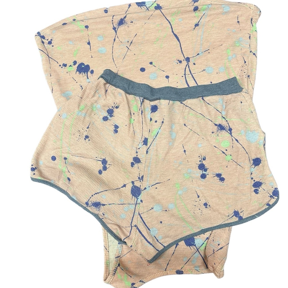 22 Seconds | Sleep Set Splatter Tank and Shorts